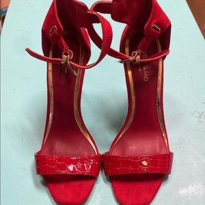 River Island Red Women's Size 8 Heels